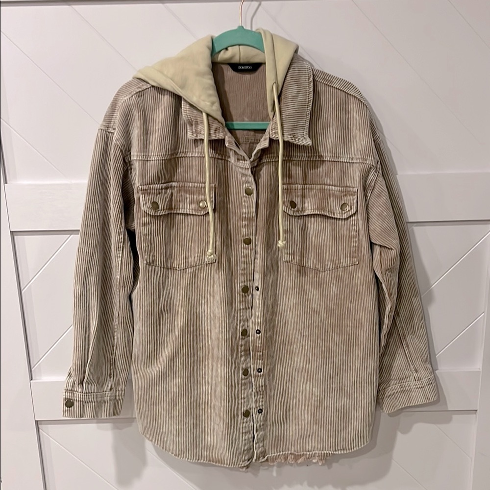 Tan Utility Jacket Corduroy